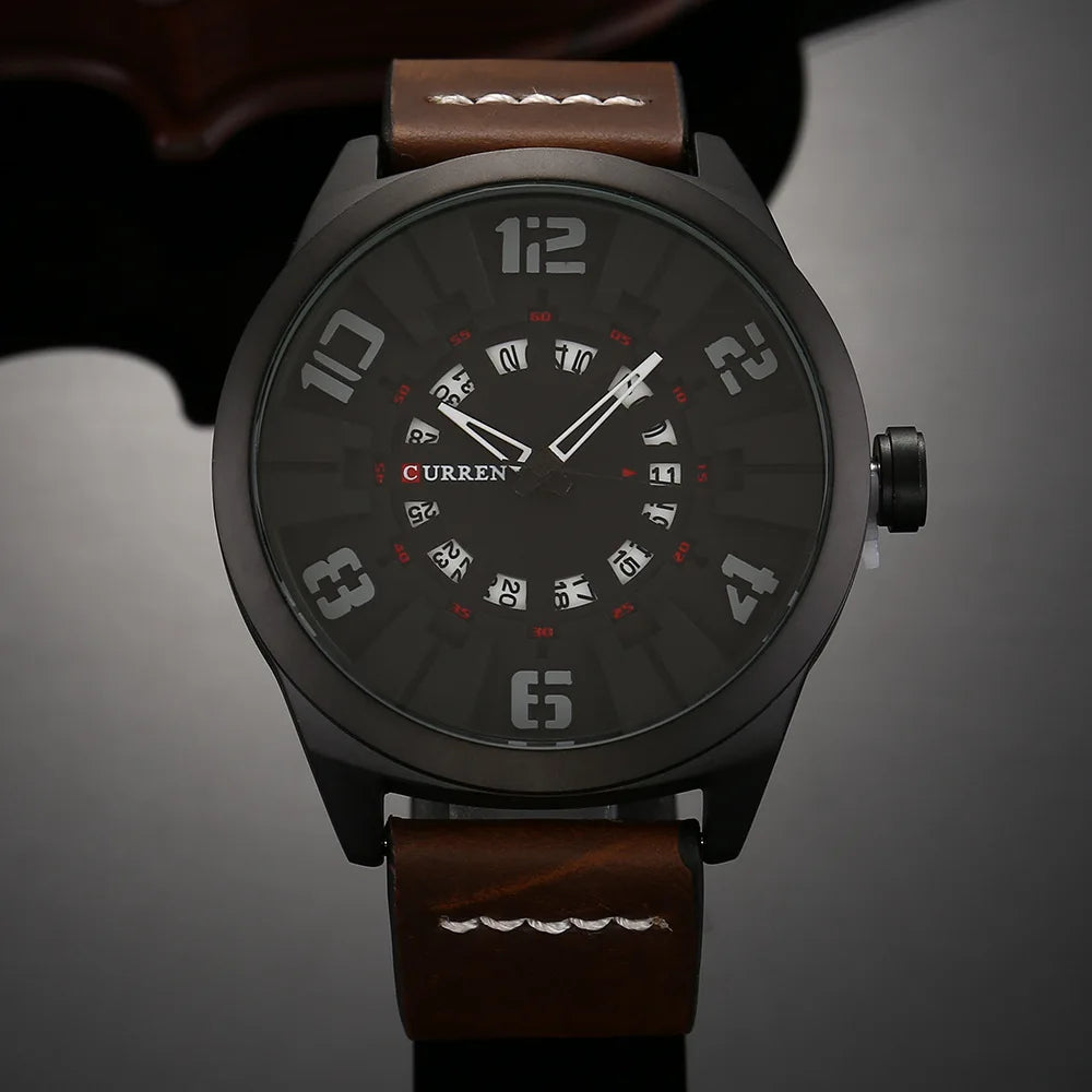 Casual Luxury Watches Leather-8258