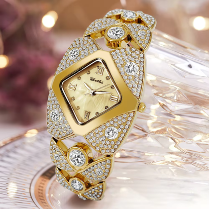 GEDI Luxury Full Diamond Bangle Bracelet Watch