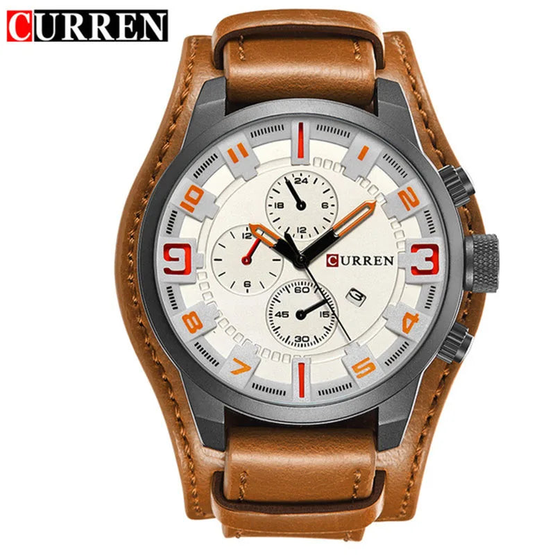 CURREN Leather -Watch 8225