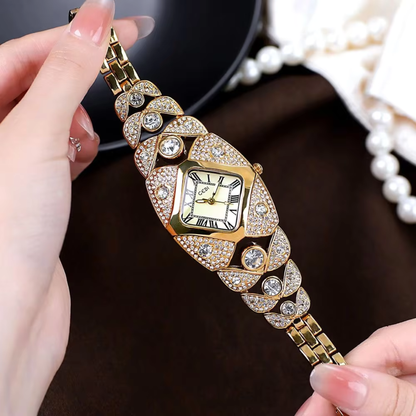 GEDI Luxury Full Diamond Bangle Bracelet Watch