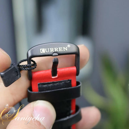 CURREN Leather Straps Wrist Watch For Men (Box)-8289